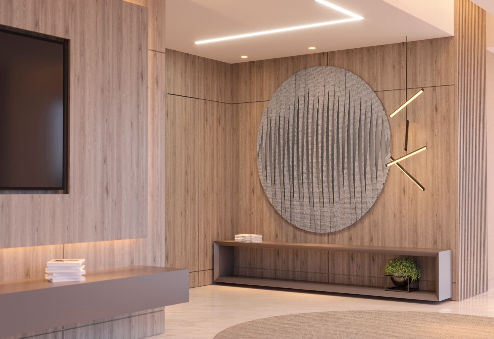Contemporary room at Ritz-Carlton Sunny Isles