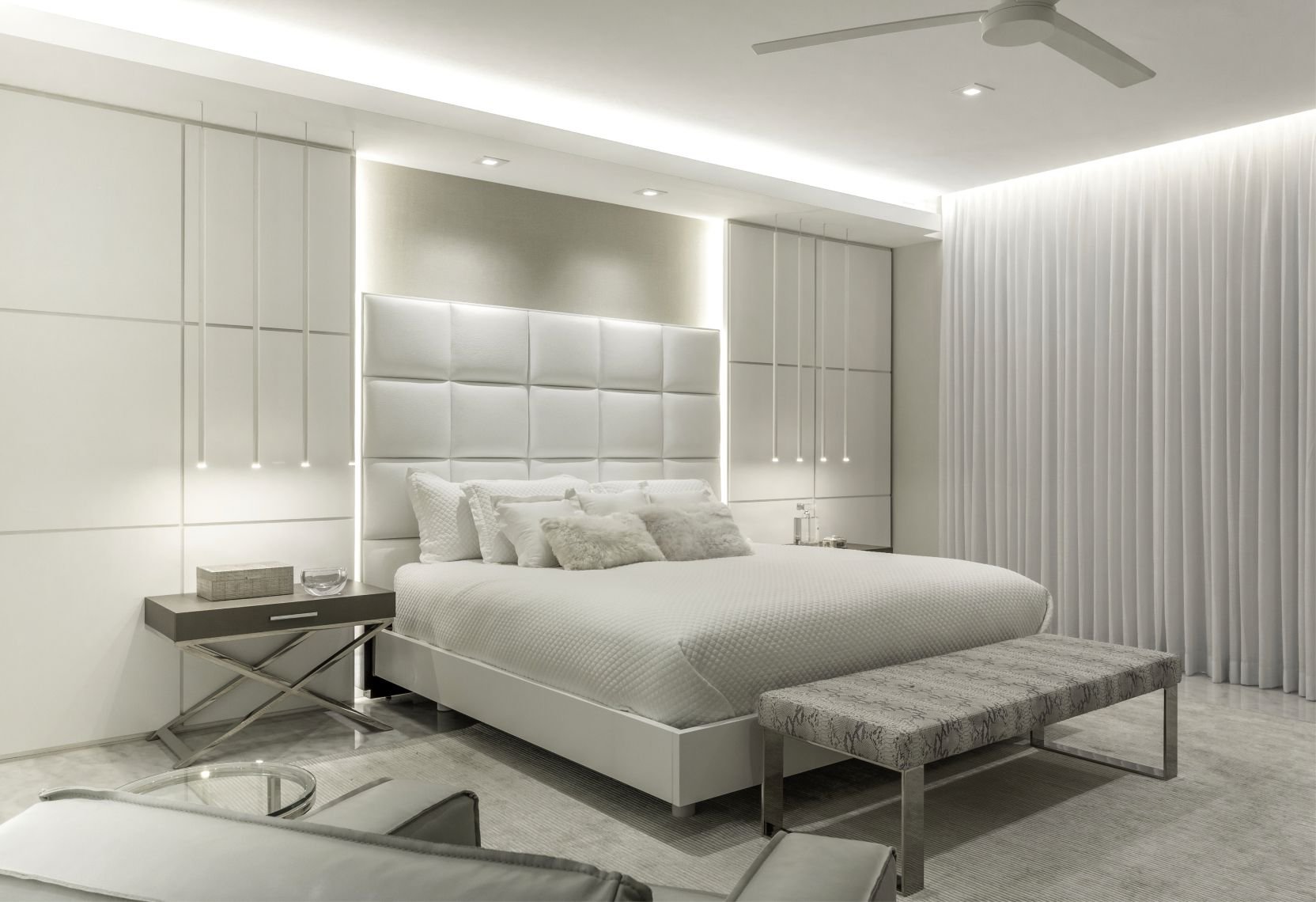 Interior furnishings at Palau Miami Beach
