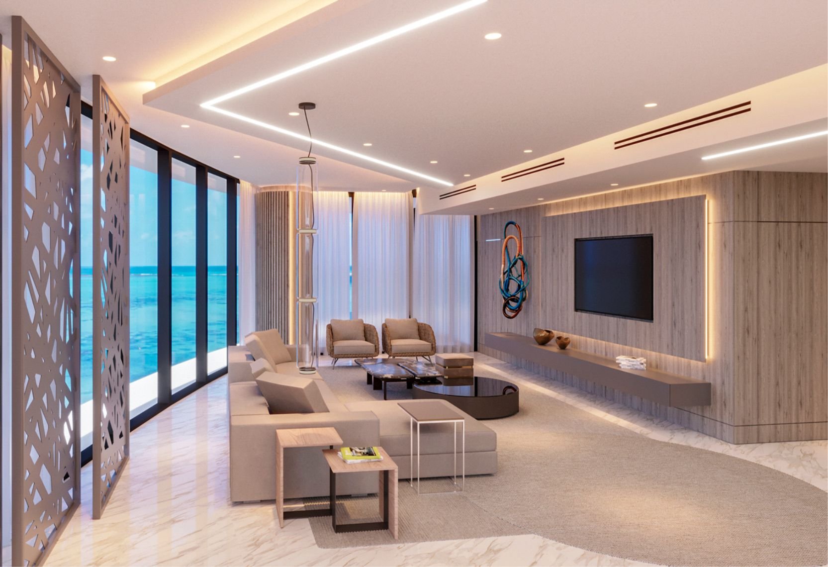 Luxury interior at Ritz-Carlton Sunny Isles