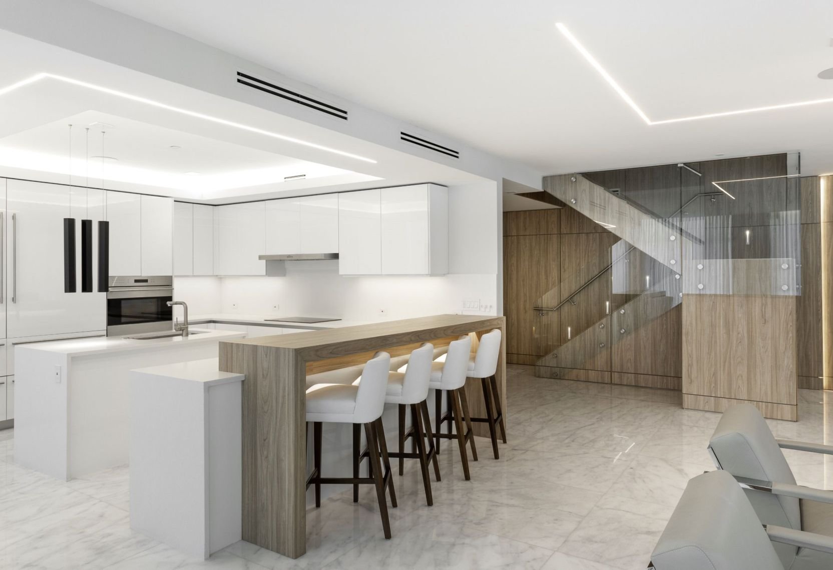 Contemporary living space at Palau