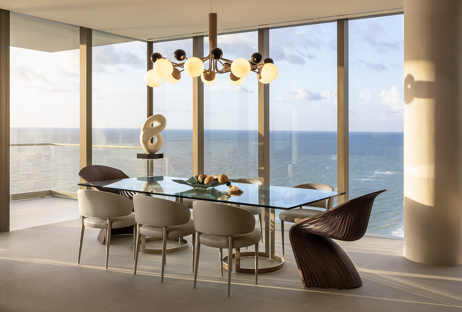 Interior detail at 2000 Ocean Artefacto